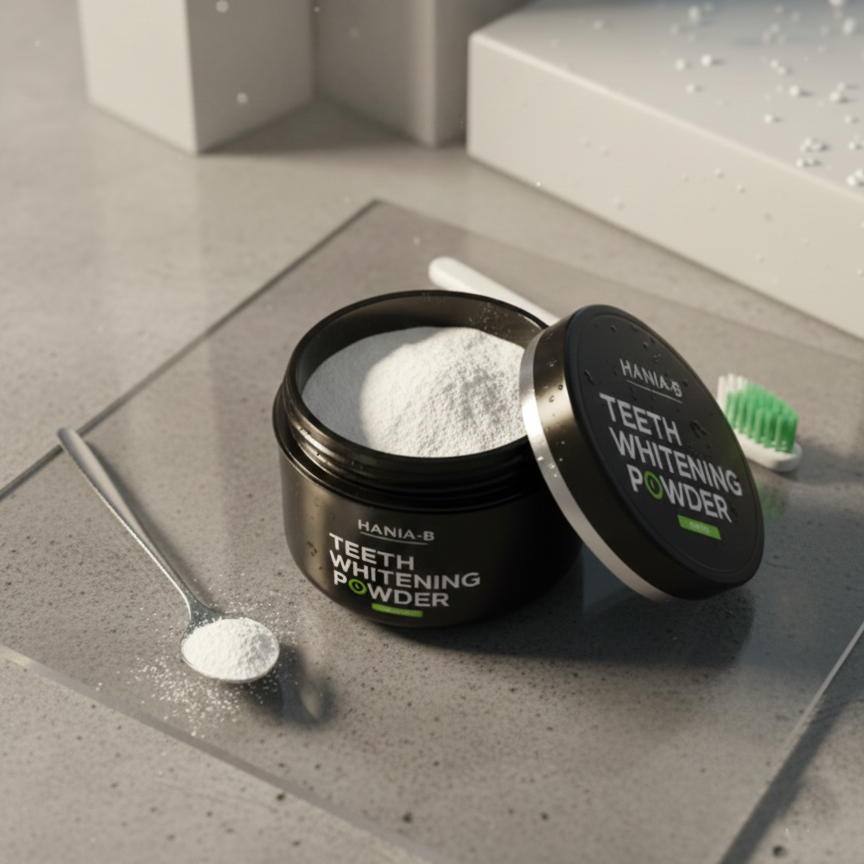 HANIA BEE™ Teeth Whitening Powder – Natural Bright Smile