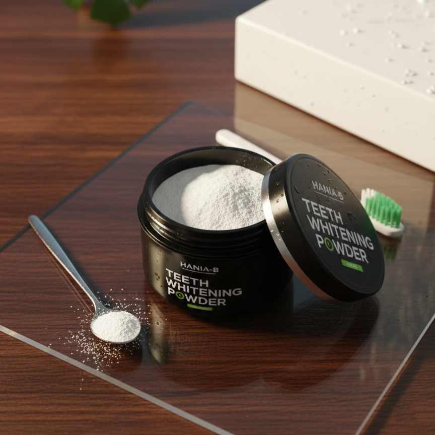 HANIA BEE™ Teeth Whitening Powder – Natural Bright Smile