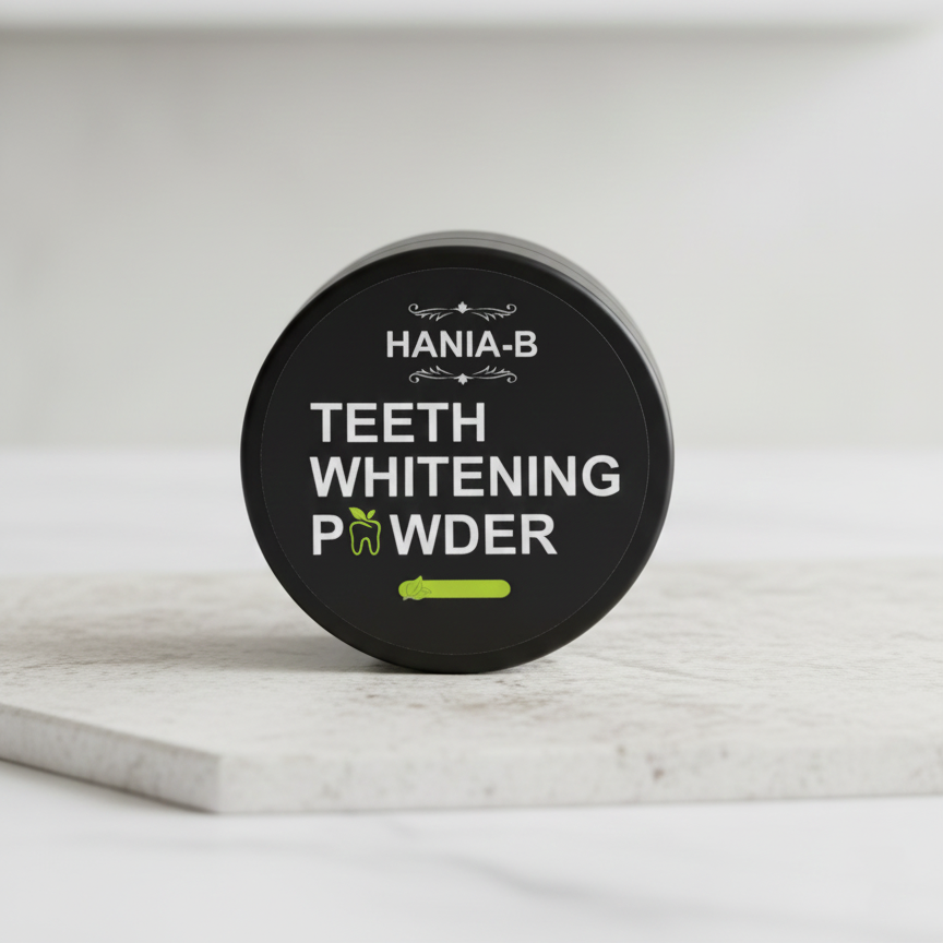 HANIA BEE™ Teeth Whitening Powder – Natural Bright Smile