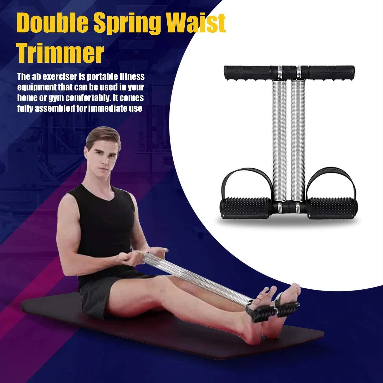 Tummy Trimmer Double Spring (High Quality)
